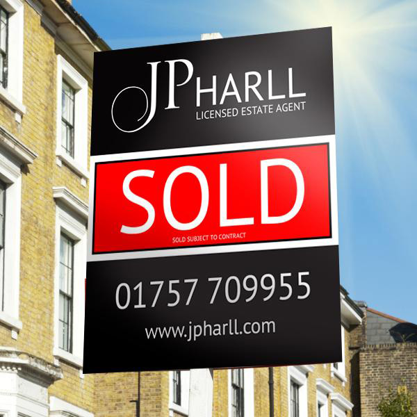graphic design yorkshire, estate agent sign graphic design 