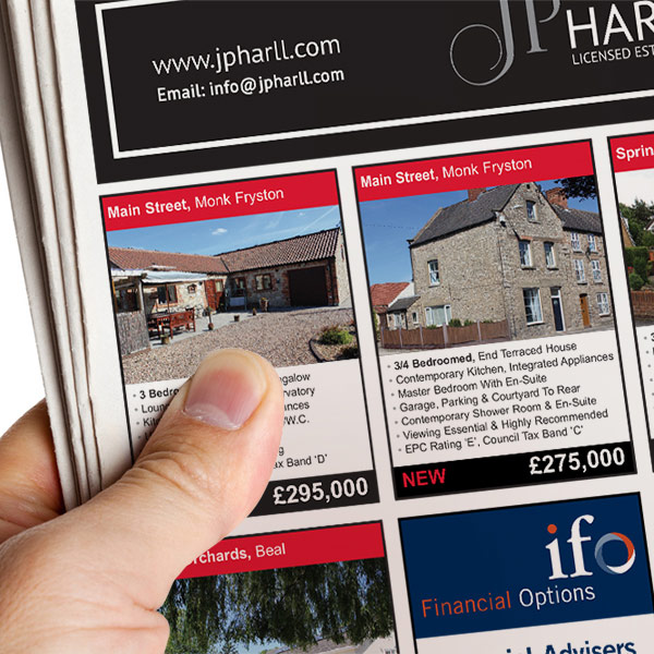 graphic design yorkshire, newspaper advertising graphic design for selby times