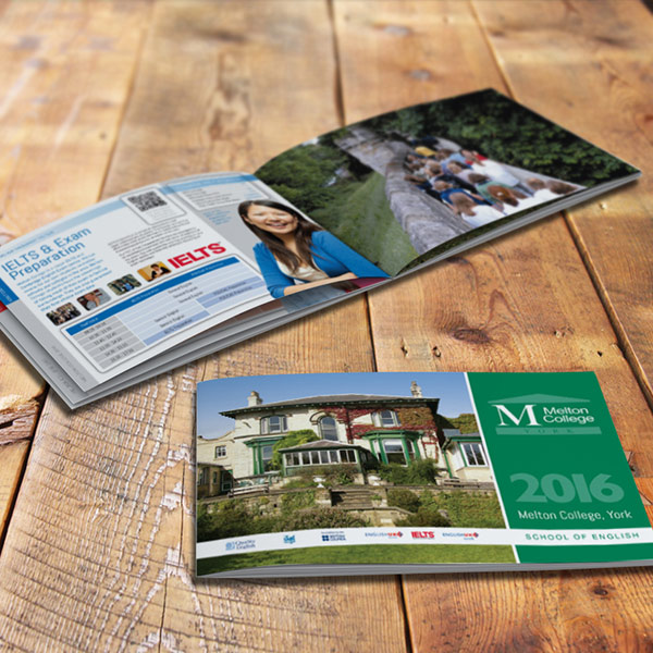 graphic design yorkshire, prospectus graphic design for melton college york